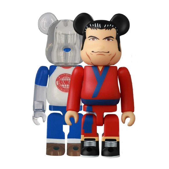 Bearbrick Other - Bearbrick Series 44 Artist Wrestler Antonio Inoki and UWF Medicom 100% Set of 2